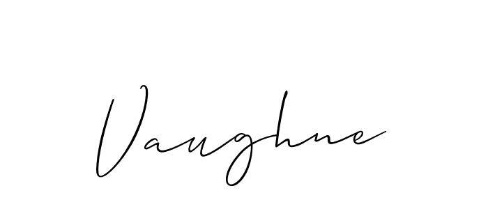 Also we have Vaughne name is the best signature style. Create professional handwritten signature collection using Allison_Script autograph style. Vaughne signature style 2 images and pictures png