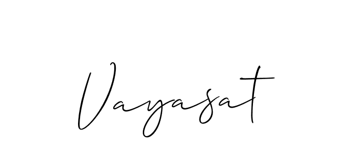 Also we have Vayasat name is the best signature style. Create professional handwritten signature collection using Allison_Script autograph style. Vayasat signature style 2 images and pictures png