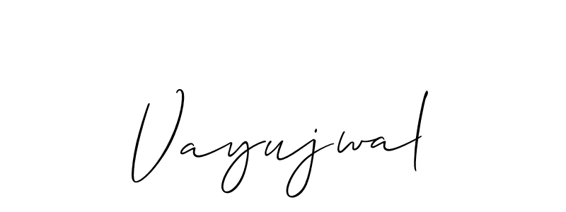 Also we have Vayujwal name is the best signature style. Create professional handwritten signature collection using Allison_Script autograph style. Vayujwal signature style 2 images and pictures png