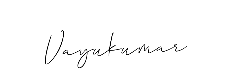 Best and Professional Signature Style for Vayukumar. Allison_Script Best Signature Style Collection. Vayukumar signature style 2 images and pictures png