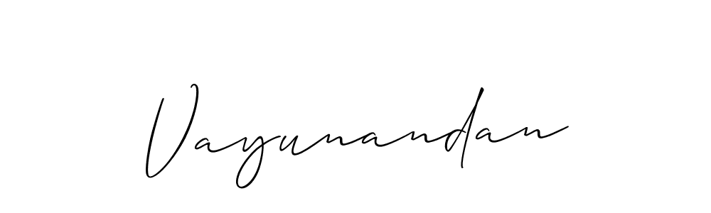 Once you've used our free online signature maker to create your best signature Allison_Script style, it's time to enjoy all of the benefits that Vayunandan name signing documents. Vayunandan signature style 2 images and pictures png