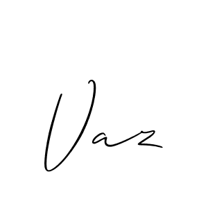 You can use this online signature creator to create a handwritten signature for the name Vaz. This is the best online autograph maker. Vaz signature style 2 images and pictures png