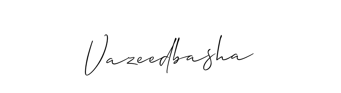 Once you've used our free online signature maker to create your best signature Allison_Script style, it's time to enjoy all of the benefits that Vazeedbasha name signing documents. Vazeedbasha signature style 2 images and pictures png