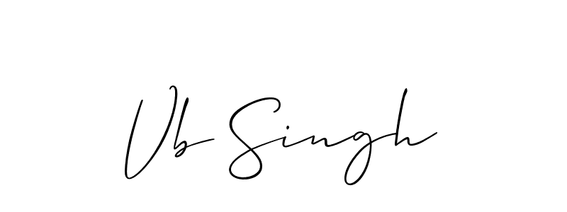 Best and Professional Signature Style for Vb Singh. Allison_Script Best Signature Style Collection. Vb Singh signature style 2 images and pictures png