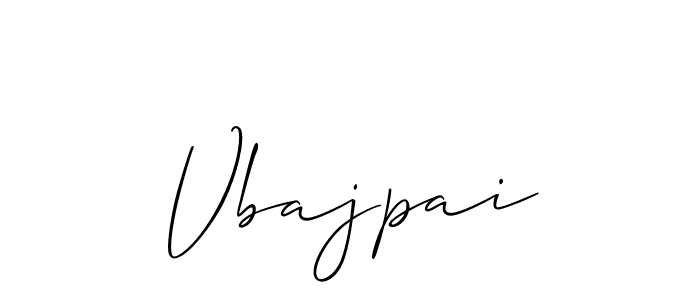 Best and Professional Signature Style for Vbajpai. Allison_Script Best Signature Style Collection. Vbajpai signature style 2 images and pictures png