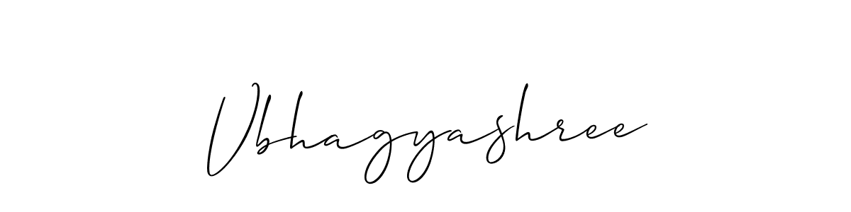 It looks lik you need a new signature style for name Vbhagyashree. Design unique handwritten (Allison_Script) signature with our free signature maker in just a few clicks. Vbhagyashree signature style 2 images and pictures png