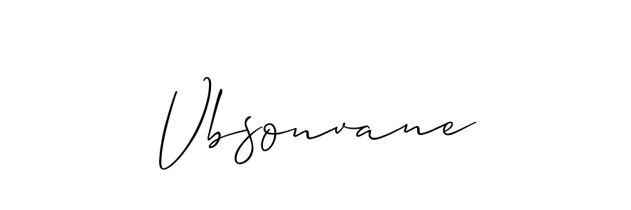 Make a beautiful signature design for name Vbsonvane. Use this online signature maker to create a handwritten signature for free. Vbsonvane signature style 2 images and pictures png