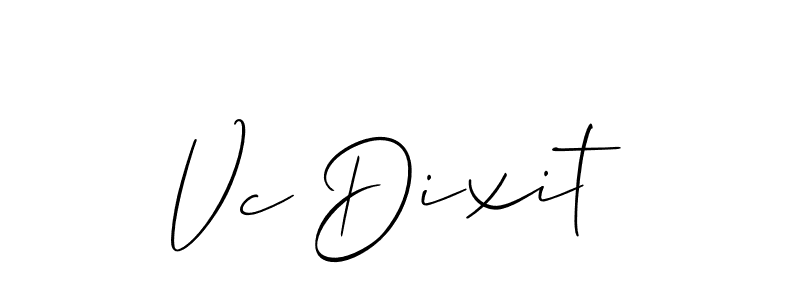 Once you've used our free online signature maker to create your best signature Allison_Script style, it's time to enjoy all of the benefits that Vc Dixit name signing documents. Vc Dixit signature style 2 images and pictures png