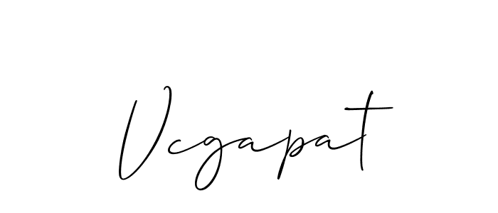 Make a beautiful signature design for name Vcgapat. Use this online signature maker to create a handwritten signature for free. Vcgapat signature style 2 images and pictures png