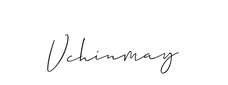 Also You can easily find your signature by using the search form. We will create Vchinmay name handwritten signature images for you free of cost using Allison_Script sign style. Vchinmay signature style 2 images and pictures png