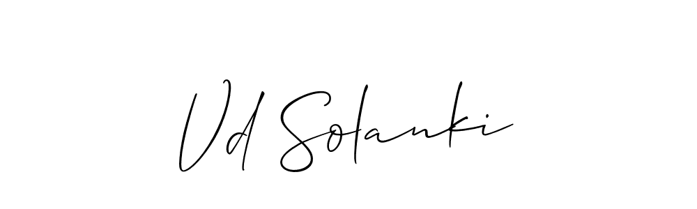 Once you've used our free online signature maker to create your best signature Allison_Script style, it's time to enjoy all of the benefits that Vd Solanki name signing documents. Vd Solanki signature style 2 images and pictures png