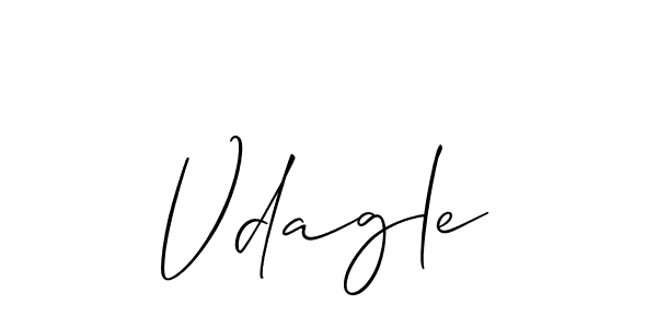 It looks lik you need a new signature style for name Vdagle. Design unique handwritten (Allison_Script) signature with our free signature maker in just a few clicks. Vdagle signature style 2 images and pictures png