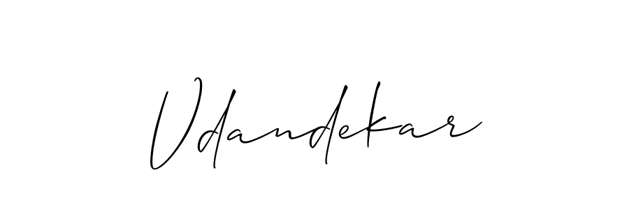 Once you've used our free online signature maker to create your best signature Allison_Script style, it's time to enjoy all of the benefits that Vdandekar name signing documents. Vdandekar signature style 2 images and pictures png