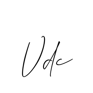 Make a short Vdc signature style. Manage your documents anywhere anytime using Allison_Script. Create and add eSignatures, submit forms, share and send files easily. Vdc signature style 2 images and pictures png
