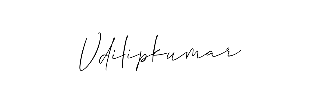 Make a short Vdilipkumar signature style. Manage your documents anywhere anytime using Allison_Script. Create and add eSignatures, submit forms, share and send files easily. Vdilipkumar signature style 2 images and pictures png