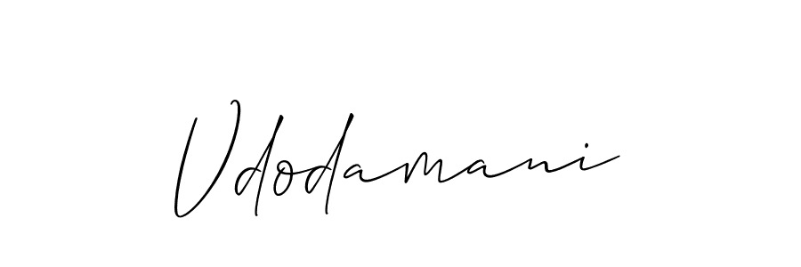 Make a beautiful signature design for name Vdodamani. Use this online signature maker to create a handwritten signature for free. Vdodamani signature style 2 images and pictures png