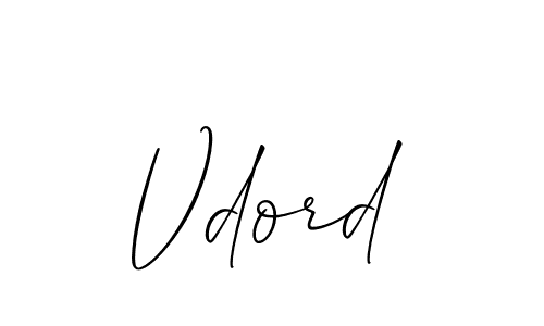 Make a beautiful signature design for name Vdord. Use this online signature maker to create a handwritten signature for free. Vdord signature style 2 images and pictures png