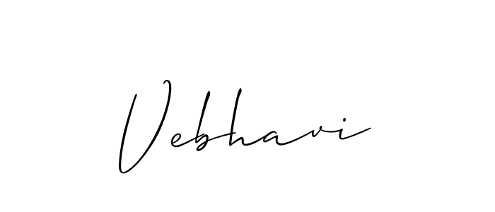 Make a short Vebhavi signature style. Manage your documents anywhere anytime using Allison_Script. Create and add eSignatures, submit forms, share and send files easily. Vebhavi signature style 2 images and pictures png