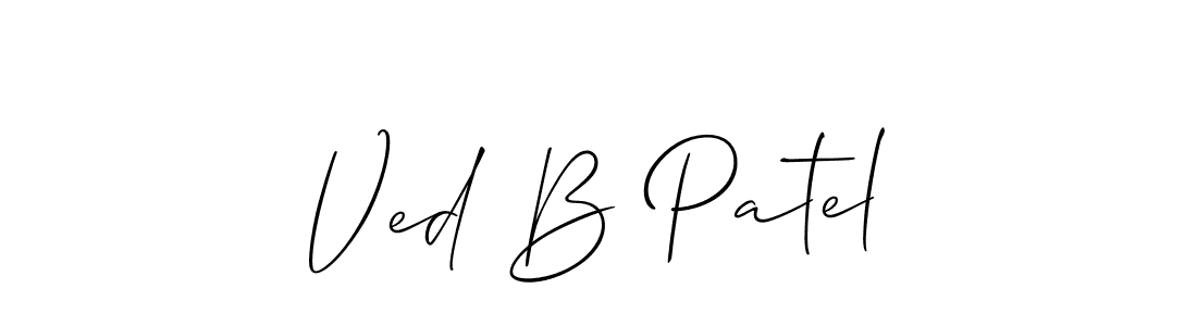 Once you've used our free online signature maker to create your best signature Allison_Script style, it's time to enjoy all of the benefits that Ved B Patel name signing documents. Ved B Patel signature style 2 images and pictures png