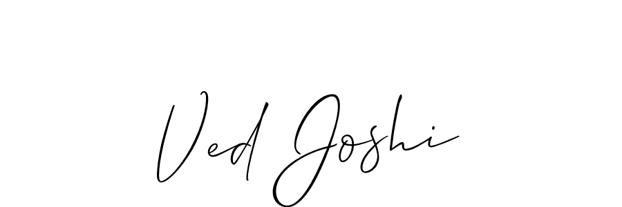 This is the best signature style for the Ved Joshi name. Also you like these signature font (Allison_Script). Mix name signature. Ved Joshi signature style 2 images and pictures png