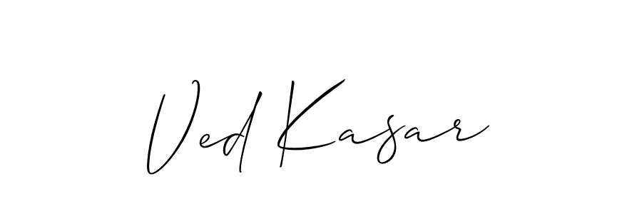 Check out images of Autograph of Ved Kasar name. Actor Ved Kasar Signature Style. Allison_Script is a professional sign style online. Ved Kasar signature style 2 images and pictures png