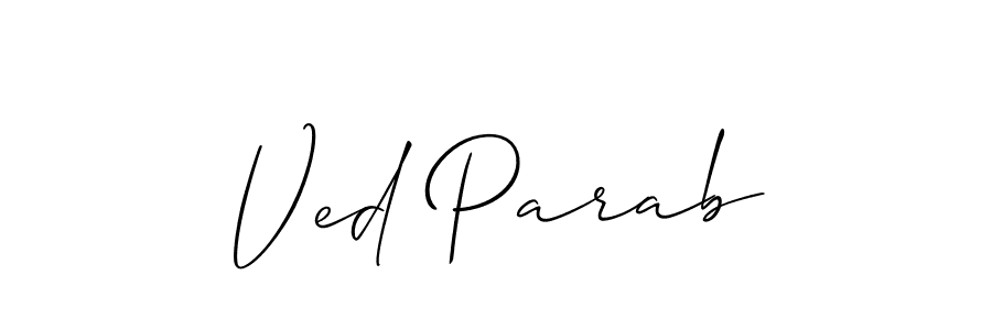 Check out images of Autograph of Ved Parab name. Actor Ved Parab Signature Style. Allison_Script is a professional sign style online. Ved Parab signature style 2 images and pictures png