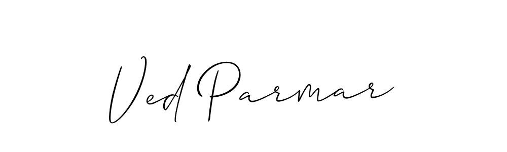 Check out images of Autograph of Ved Parmar name. Actor Ved Parmar Signature Style. Allison_Script is a professional sign style online. Ved Parmar signature style 2 images and pictures png