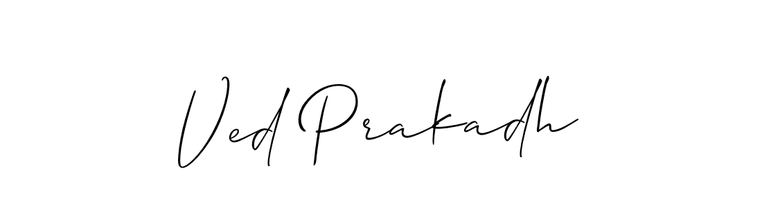 You can use this online signature creator to create a handwritten signature for the name Ved Prakadh. This is the best online autograph maker. Ved Prakadh signature style 2 images and pictures png