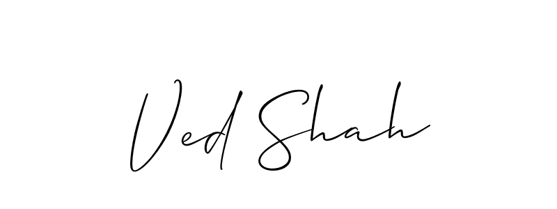 Make a short Ved Shah signature style. Manage your documents anywhere anytime using Allison_Script. Create and add eSignatures, submit forms, share and send files easily. Ved Shah signature style 2 images and pictures png
