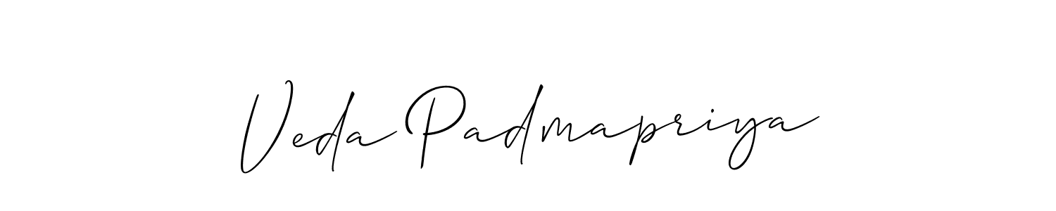 Check out images of Autograph of Veda Padmapriya name. Actor Veda Padmapriya Signature Style. Allison_Script is a professional sign style online. Veda Padmapriya signature style 2 images and pictures png