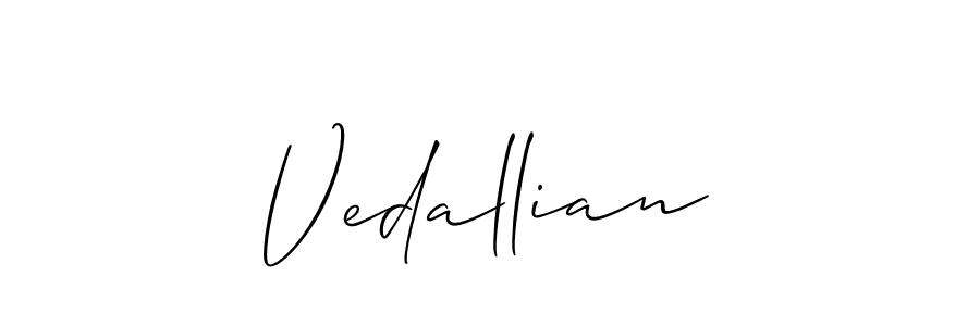 Here are the top 10 professional signature styles for the name Vedallian. These are the best autograph styles you can use for your name. Vedallian signature style 2 images and pictures png