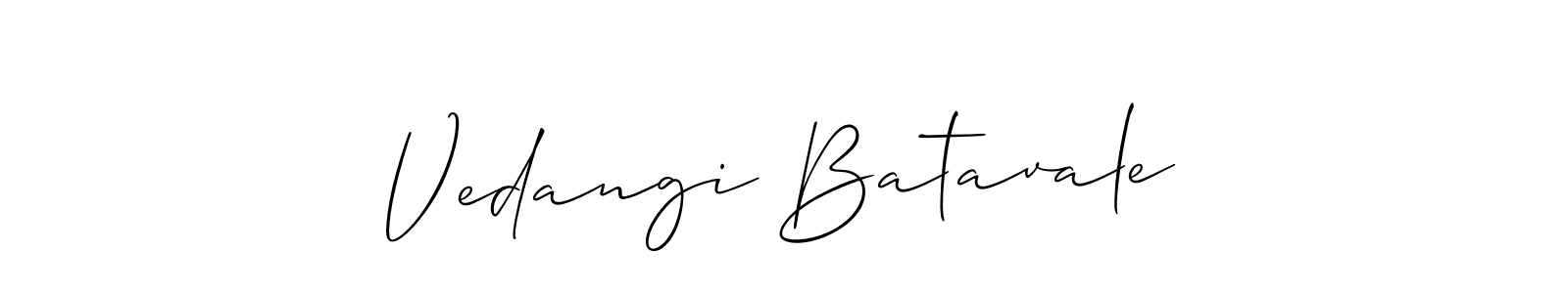 See photos of Vedangi Batavale official signature by Spectra . Check more albums & portfolios. Read reviews & check more about Allison_Script font. Vedangi Batavale signature style 2 images and pictures png