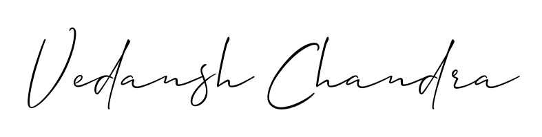 Practice writing Vedansh Chandra with the flow of Allison_Script lettering. A fantastic source of inspiration for developing your personal signature style. Vedansh Chandra signature style 2 images and pictures png