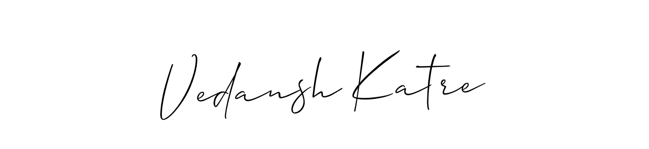 Here are the top 10 professional signature styles for the name Vedansh Katre. These are the best autograph styles you can use for your name. Vedansh Katre signature style 2 images and pictures png