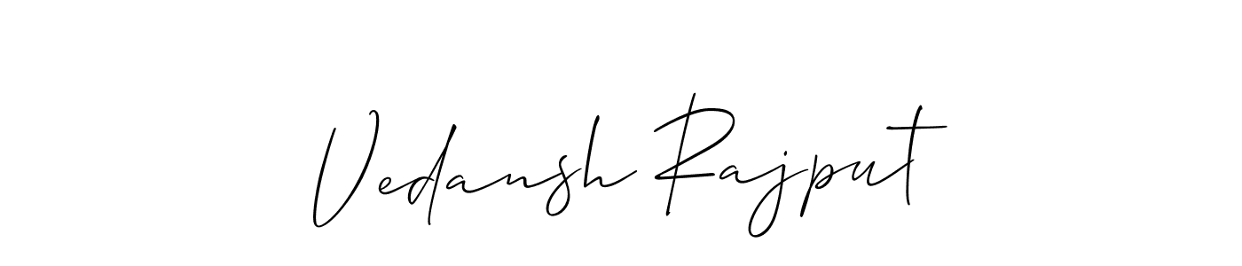 See photos of Vedansh Rajput official signature by Spectra . Check more albums & portfolios. Read reviews & check more about Allison_Script font. Vedansh Rajput signature style 2 images and pictures png