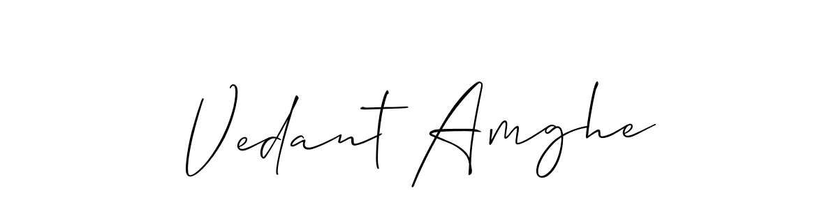 Once you've used our free online signature maker to create your best signature Allison_Script style, it's time to enjoy all of the benefits that Vedant Amghe name signing documents. Vedant Amghe signature style 2 images and pictures png