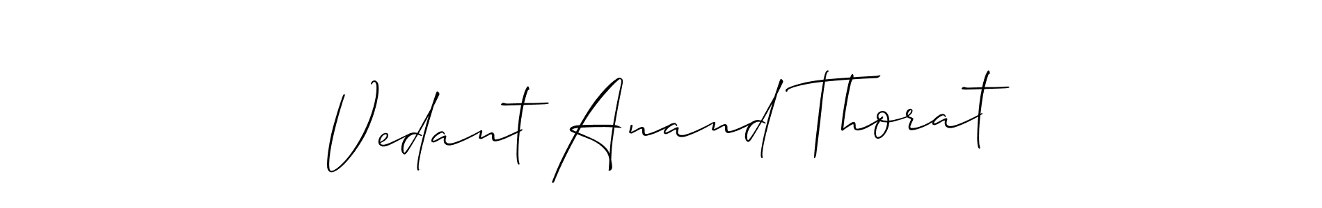 Best and Professional Signature Style for Vedant Anand Thorat. Allison_Script Best Signature Style Collection. Vedant Anand Thorat signature style 2 images and pictures png