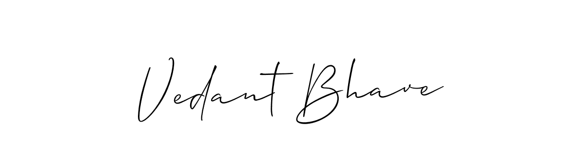 This is the best signature style for the Vedant Bhave name. Also you like these signature font (Allison_Script). Mix name signature. Vedant Bhave signature style 2 images and pictures png