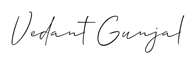 Looking for the ultimate eSignature for Vedant Gunjal? Explore Allison_Script font collection and download transparent PNGs in seconds. Vedant Gunjal signature style 2 images and pictures png