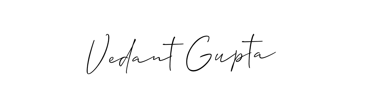 You can use this online signature creator to create a handwritten signature for the name Vedant Gupta. This is the best online autograph maker. Vedant Gupta signature style 2 images and pictures png
