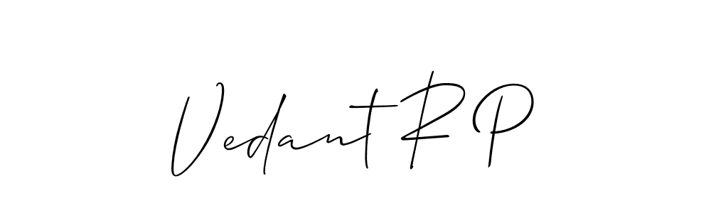 Once you've used our free online signature maker to create your best signature Allison_Script style, it's time to enjoy all of the benefits that Vedant R P name signing documents. Vedant R P signature style 2 images and pictures png
