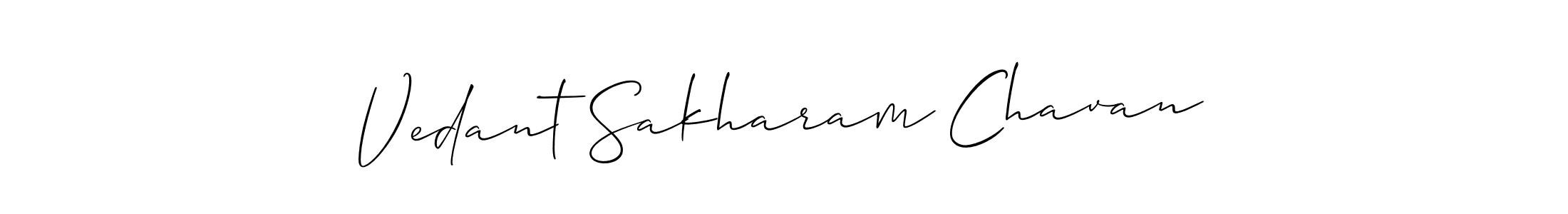 Best and Professional Signature Style for Vedant Sakharam Chavan. Allison_Script Best Signature Style Collection. Vedant Sakharam Chavan signature style 2 images and pictures png