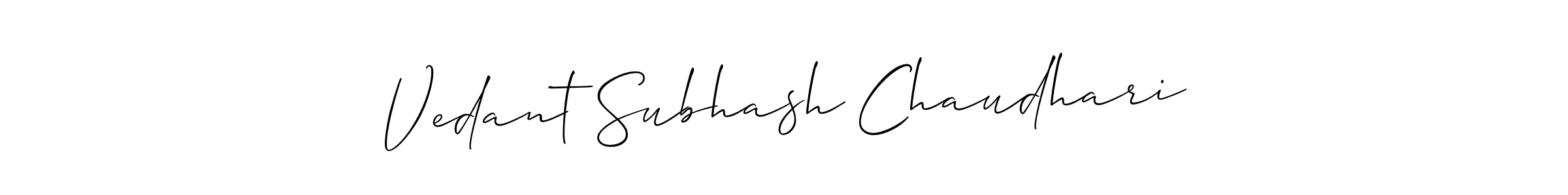 Here are the top 10 professional signature styles for the name Vedant Subhash Chaudhari. These are the best autograph styles you can use for your name. Vedant Subhash Chaudhari signature style 2 images and pictures png