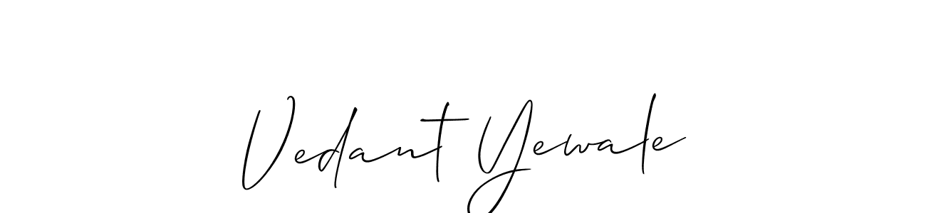 Here are the top 10 professional signature styles for the name Vedant Yewale. These are the best autograph styles you can use for your name. Vedant Yewale signature style 2 images and pictures png
