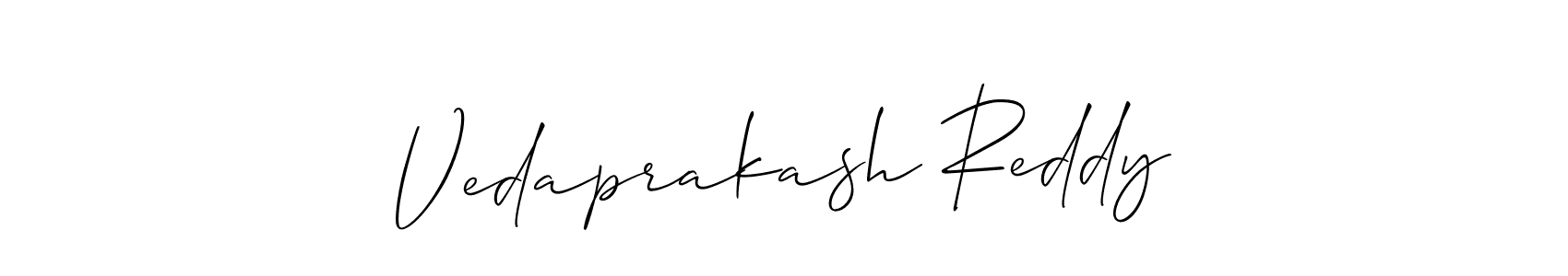 You can use this online signature creator to create a handwritten signature for the name Vedaprakash Reddy. This is the best online autograph maker. Vedaprakash Reddy signature style 2 images and pictures png