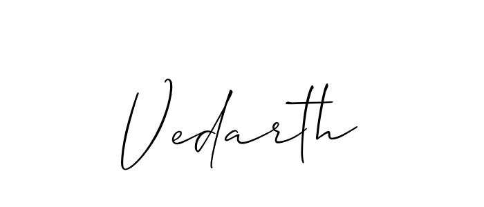 Check out images of Autograph of Vedarth name. Actor Vedarth Signature Style. Allison_Script is a professional sign style online. Vedarth signature style 2 images and pictures png