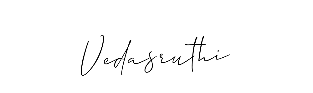 Best and Professional Signature Style for Vedasruthi. Allison_Script Best Signature Style Collection. Vedasruthi signature style 2 images and pictures png