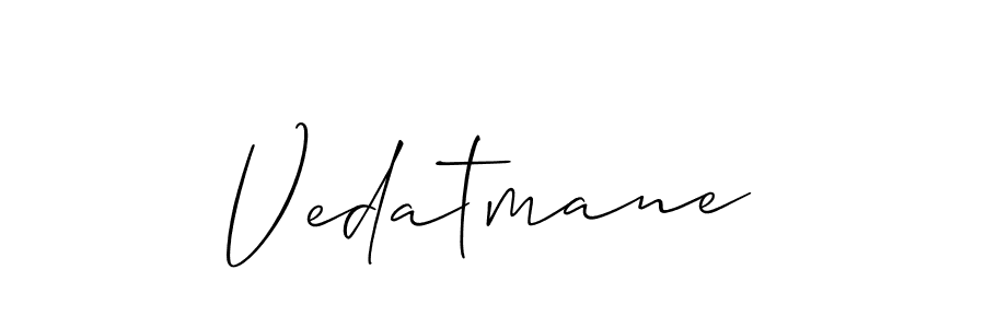Here are the top 10 professional signature styles for the name Vedatmane. These are the best autograph styles you can use for your name. Vedatmane signature style 2 images and pictures png