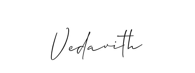 This is the best signature style for the Vedavith name. Also you like these signature font (Allison_Script). Mix name signature. Vedavith signature style 2 images and pictures png