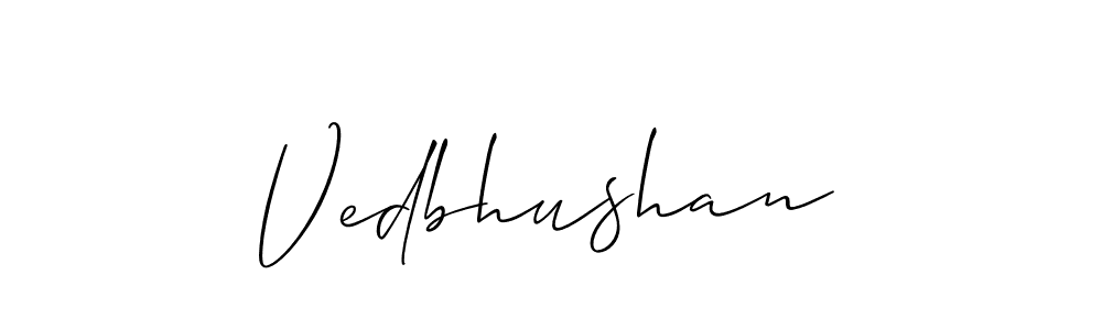 You can use this online signature creator to create a handwritten signature for the name Vedbhushan. This is the best online autograph maker. Vedbhushan signature style 2 images and pictures png